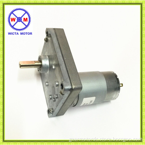 Metal gearbox 10rpm high power dc square geared motor